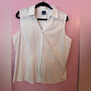 Sleeveless Button Down Summer Top